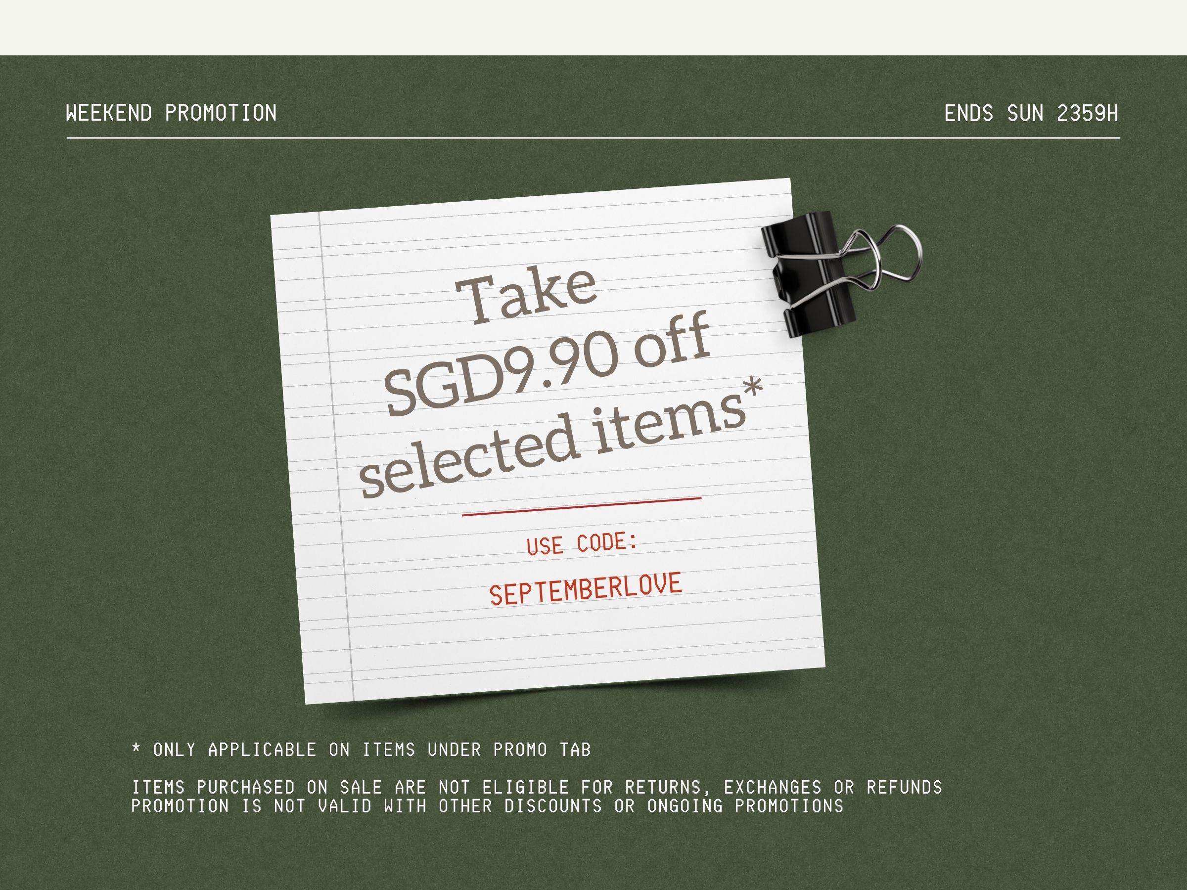 2026 September Sale