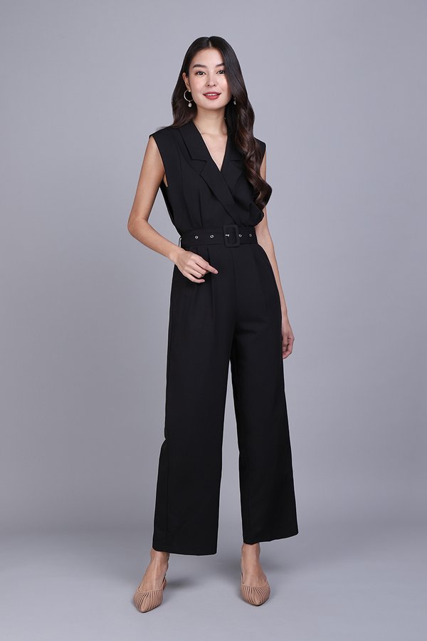 Karlie Romper In Classic Black
