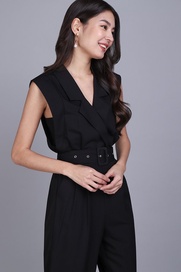 Karlie Romper In Classic Black