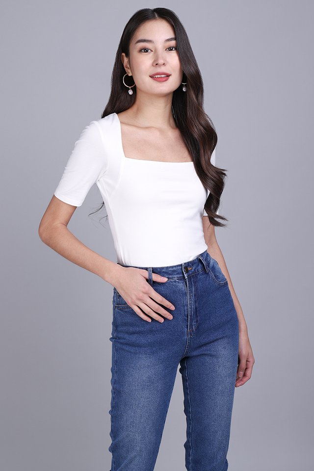 Tammy Top In Classic White