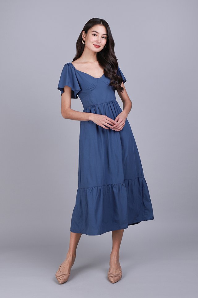 Erin Dress In French Blue