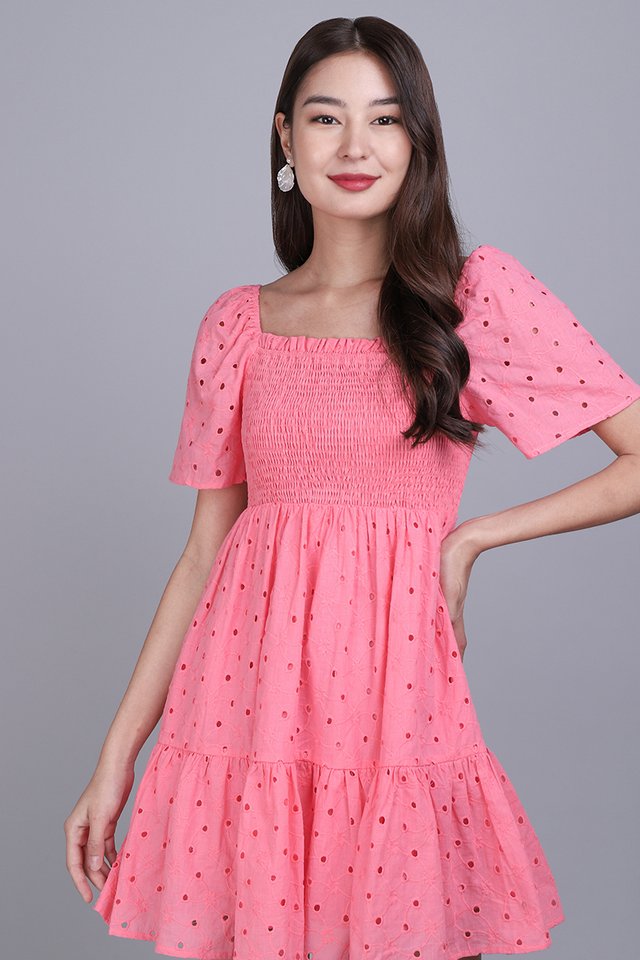 Gerry Dress In Hot Pink