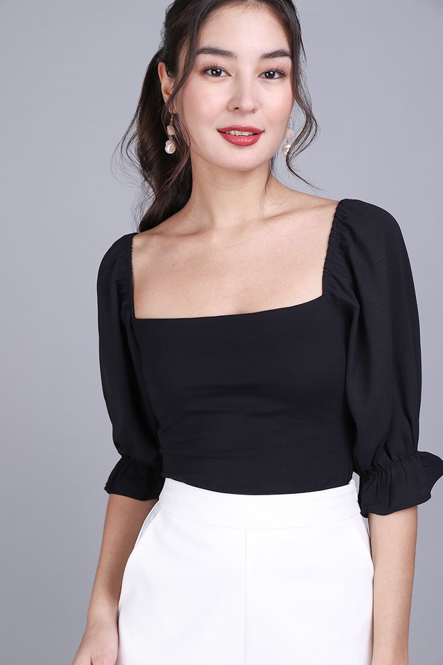Kylie Top In Classic Black