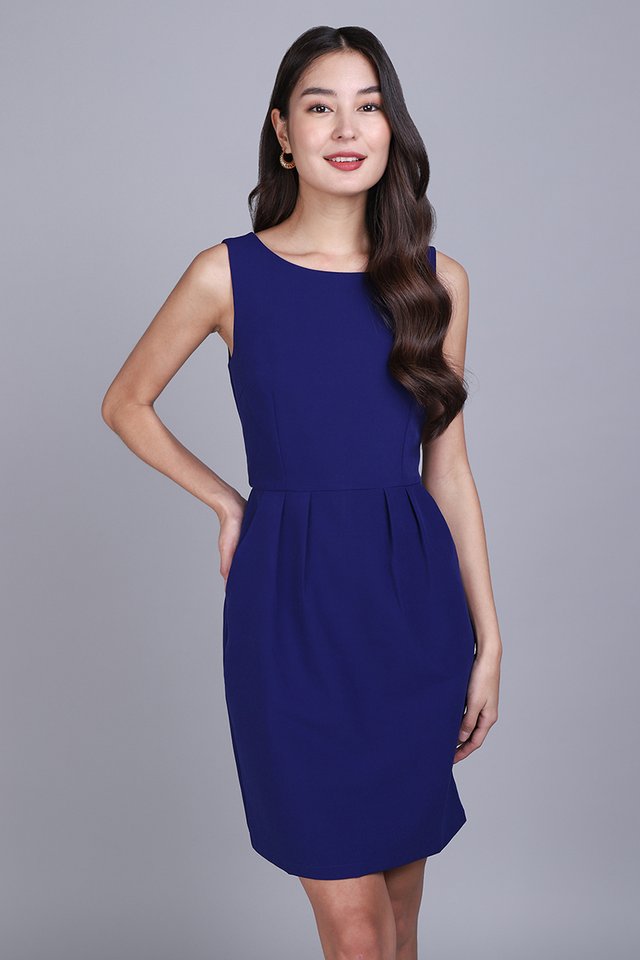 Sonia Dress In Cobalt Blue