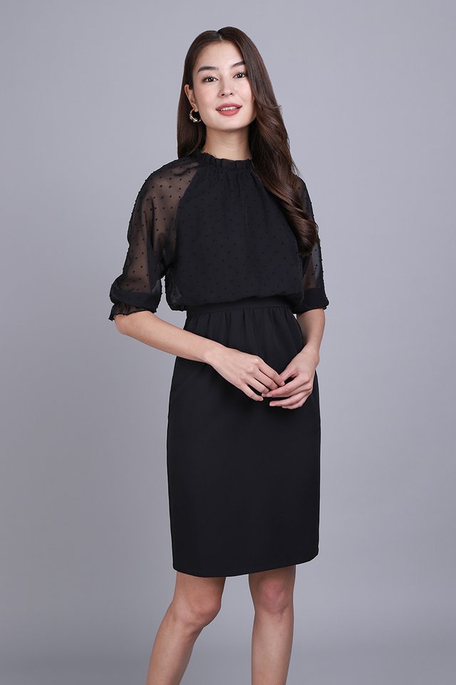 Annabelle Dress In Classic Black