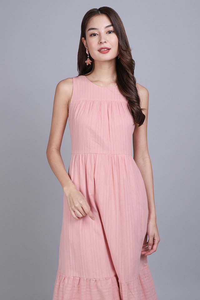 Berenice Dress In Soft Pink