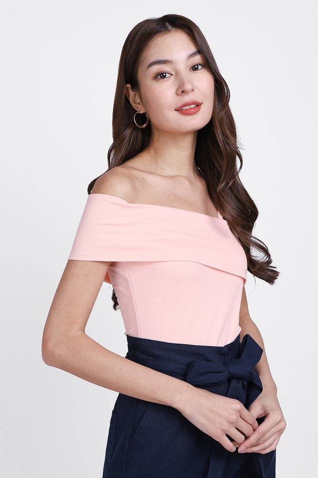 Wynter Top In Crepe Pink