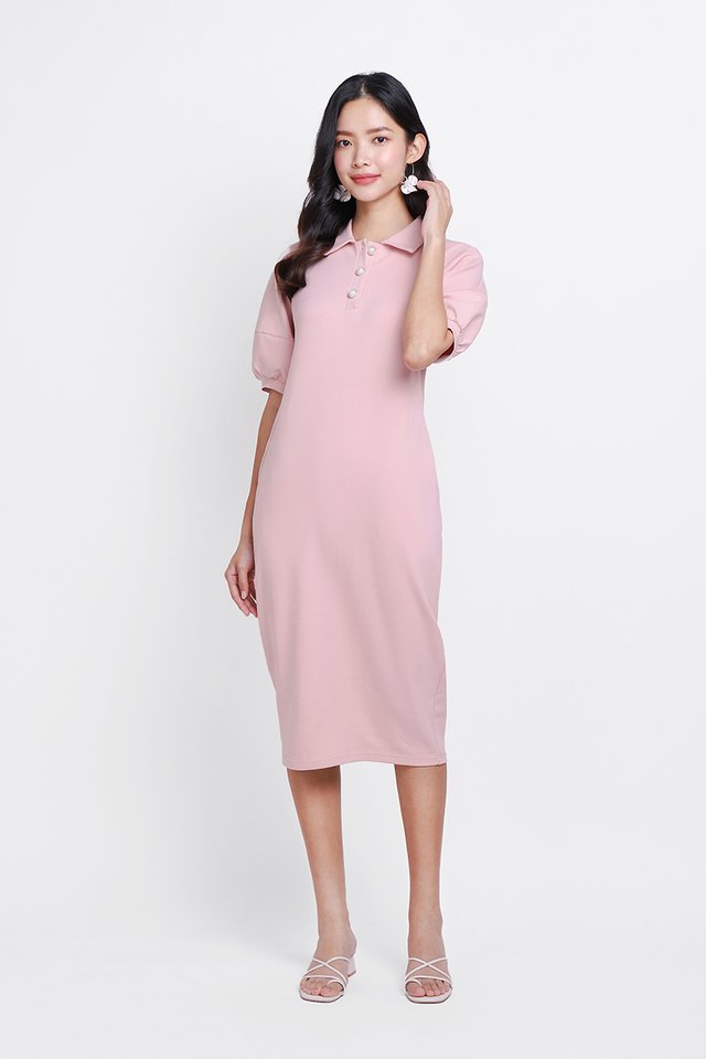 Miko Dress In French Pink