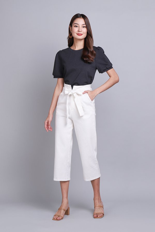 Lucie Top In Dark Grey