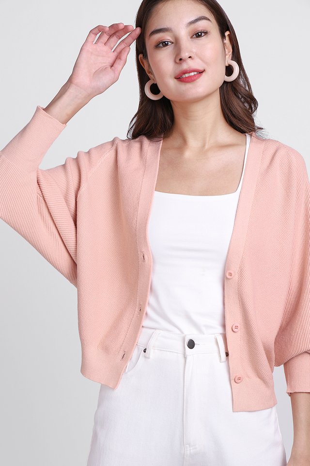 Lucia Cardigan In Soft Pink