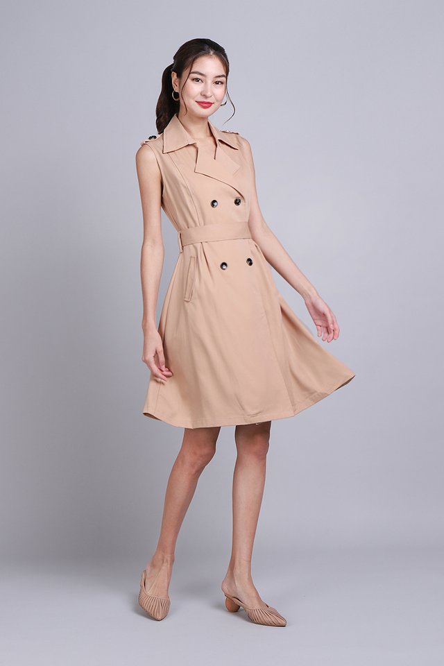 Madison Dress In Camel