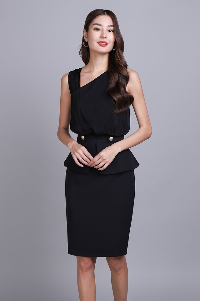 Hana Dress In Classic Black