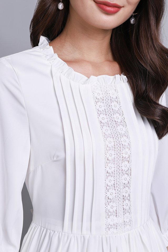 Sabine Dress In Classic White