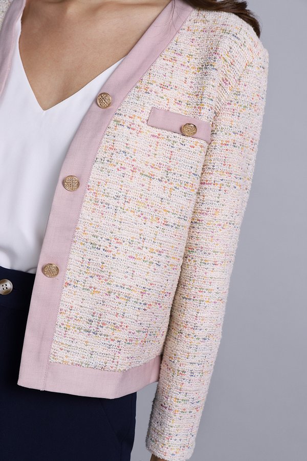 Amore Jacket In Confetti Cream