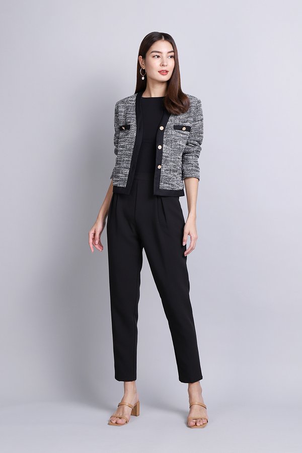 Amore Jacket In Speckled Black