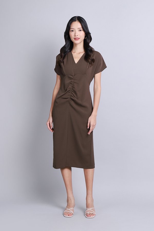 Gisele Dress In Etoupe