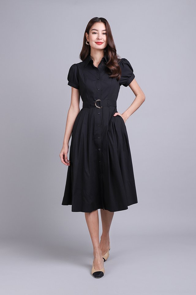 Solene Dress In Classic Black