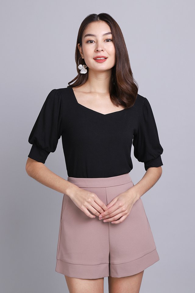 Orion Top In Classic Black