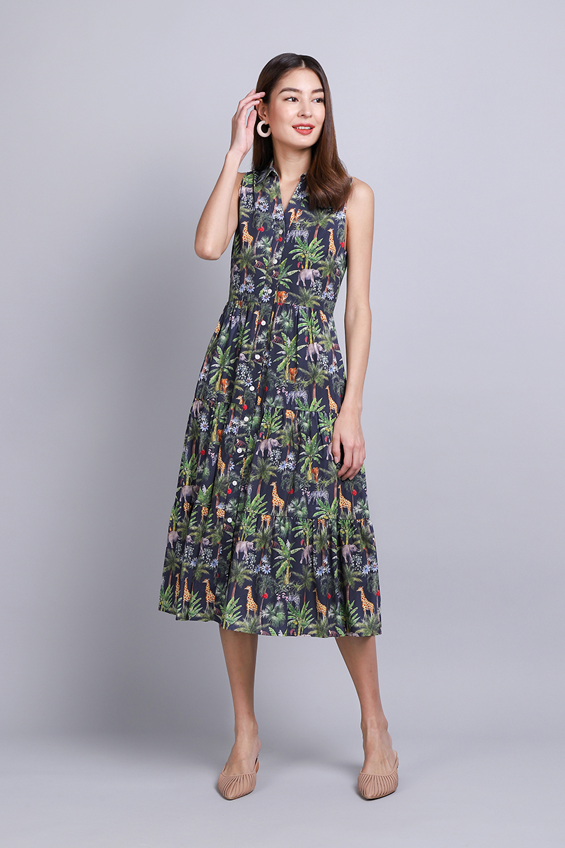 Unicorn Dress In Dark Safari LilyPirates