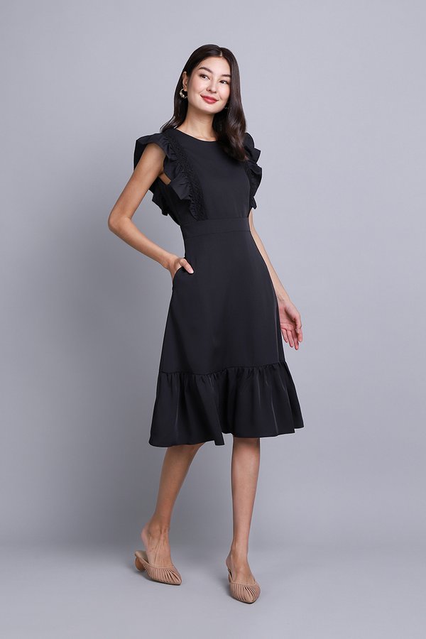 Lavinia Dress In Classic Black