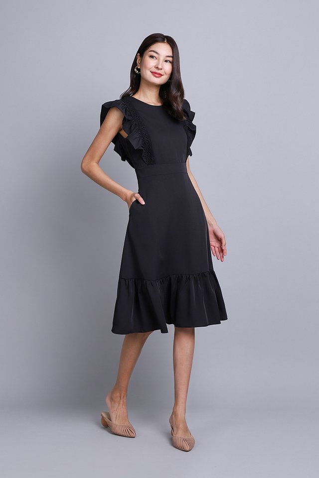 Lavinia Dress In Classic Black