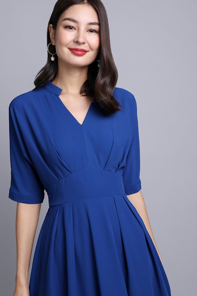 Gigi Dress In Cobalt Blue
