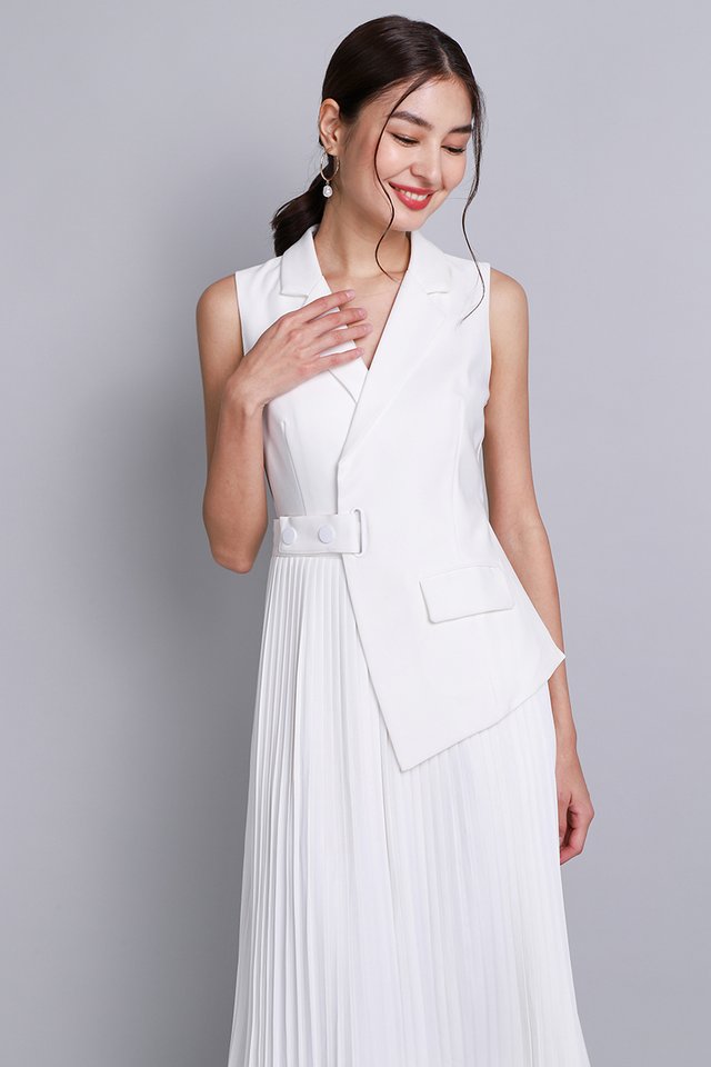 Capella Dress In Classic White