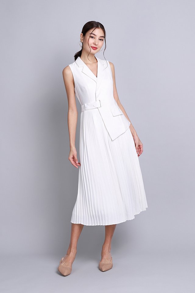 Capella Dress In Classic White