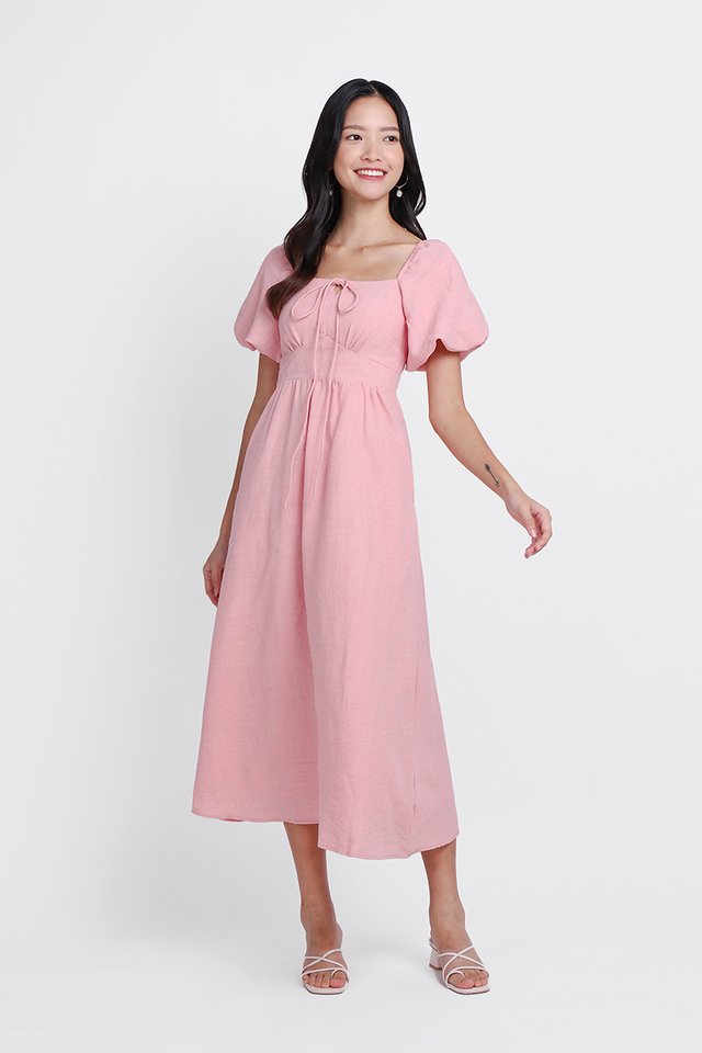 Kandace Dress In Soft Pink