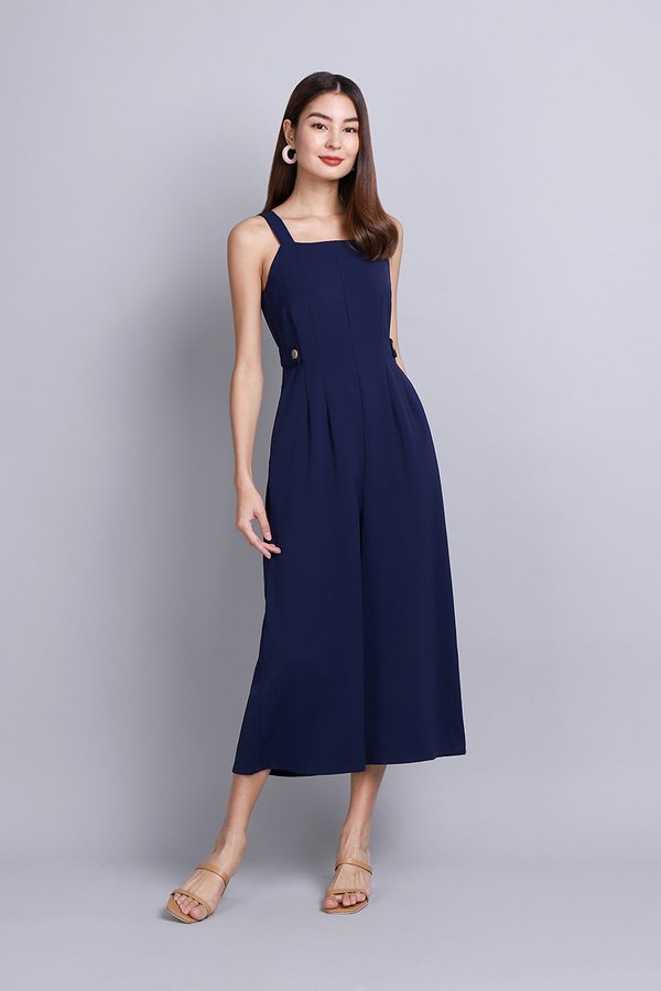 Jenrine Romper In Navy Blue