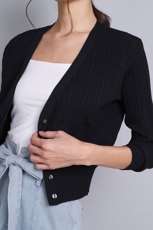 Kennedy Cardigan In Classic Black