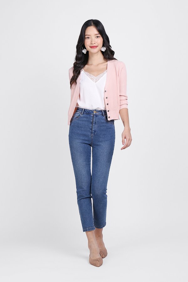 Kennedy Cardigan In Soft Pink
