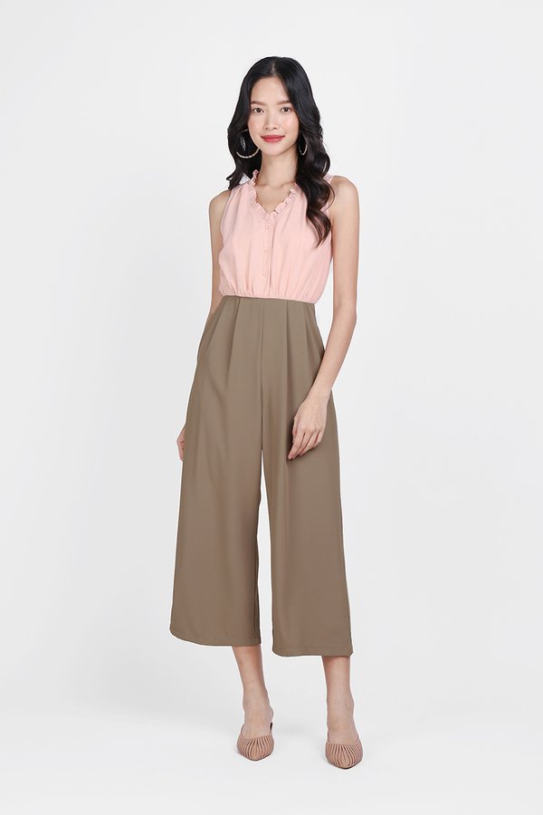 Flyn Romper In Pink Rum