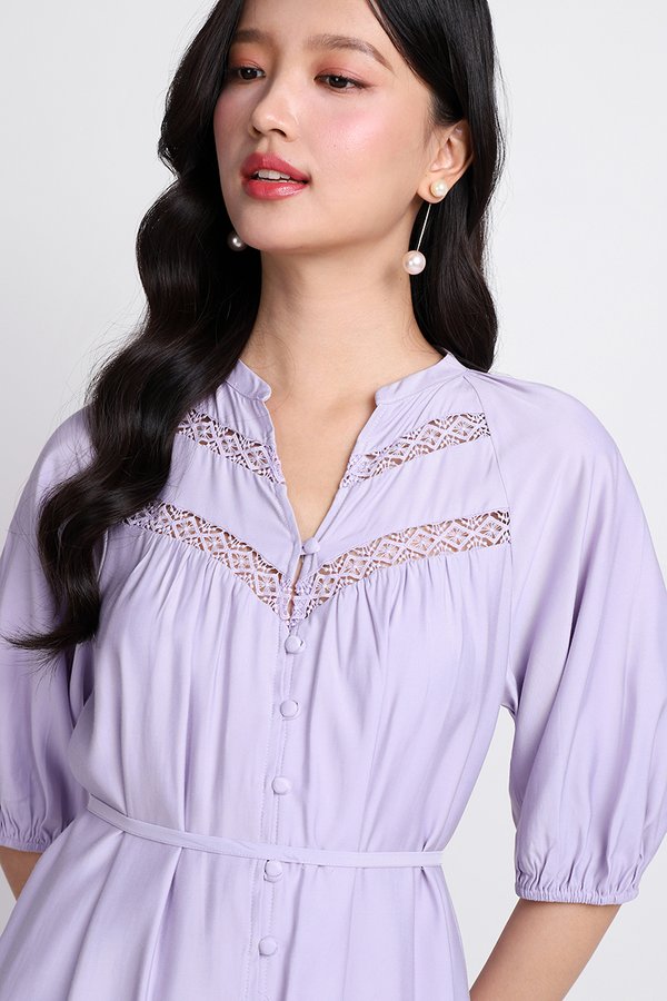 Josilyn Dress In Lavender