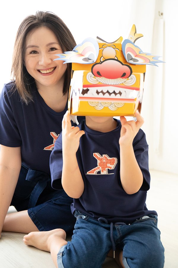 Dragon Kids Top In Navy Blue