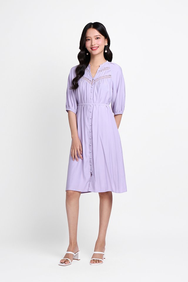 Josilyn Dress In Lavender