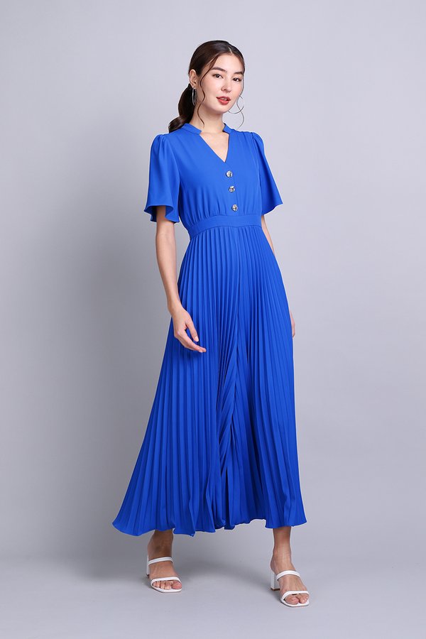 Callie Romper In Cobalt Blue