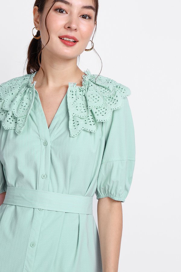 Bambi Dress In Tiffany Mint