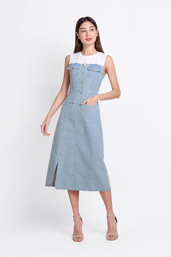 Emilia Dress In Vintage Wash