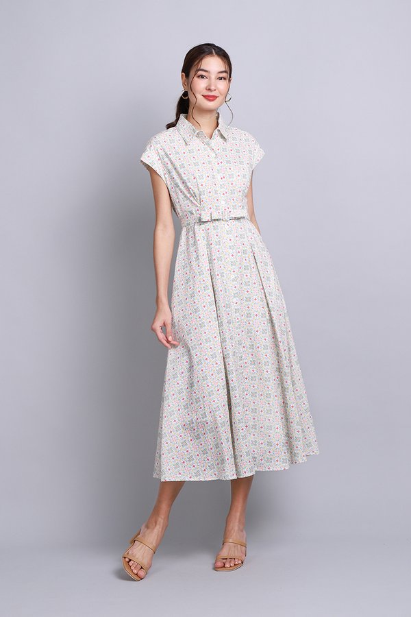Nora Dress In Pastel Prints