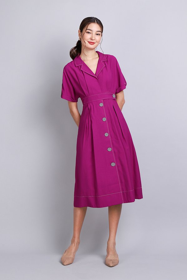 Nana Dress In Magenta