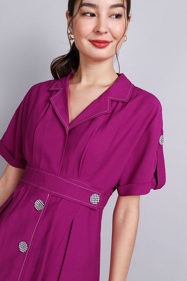 Nana Dress In Magenta