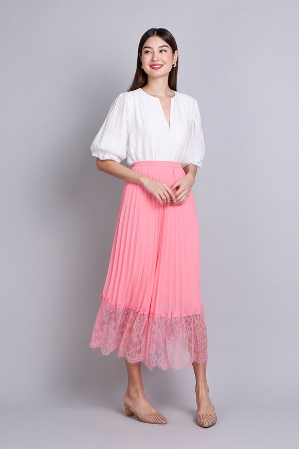 Anna Skirt In Barbie Pink