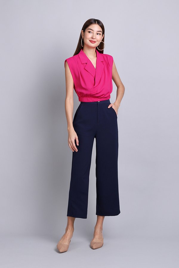 Charlize Top In Hot Pink