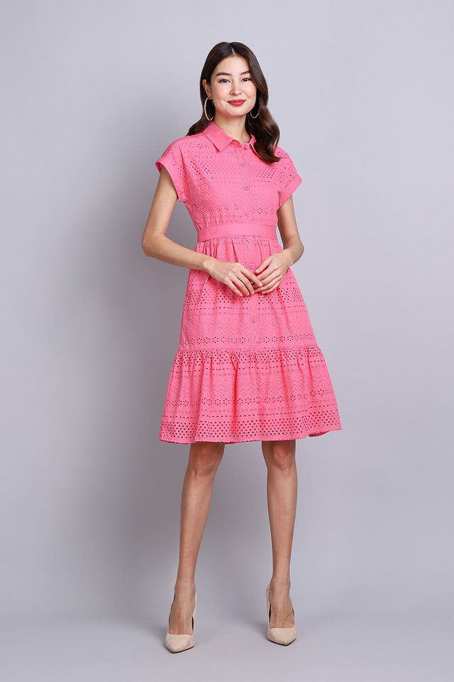 [BO] Heather Dress In Cherry Pink