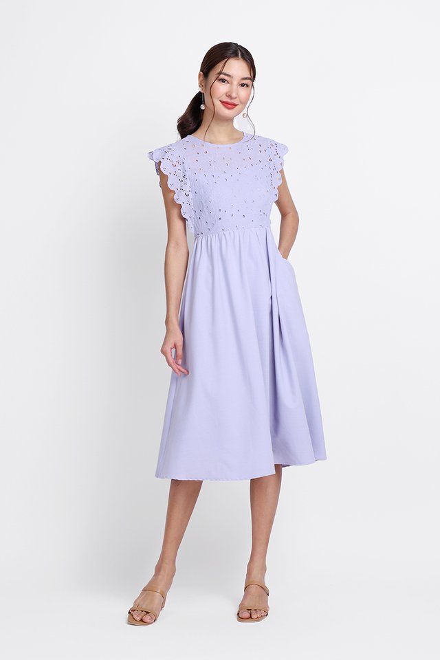 Estella Dress In Lavender