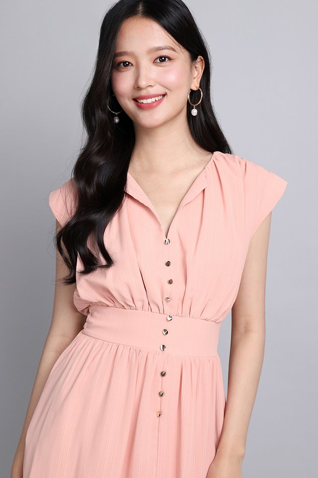 Quincy Dress In Blossom Pink