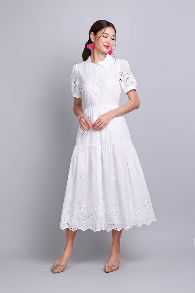 Celine Dress In Classic White