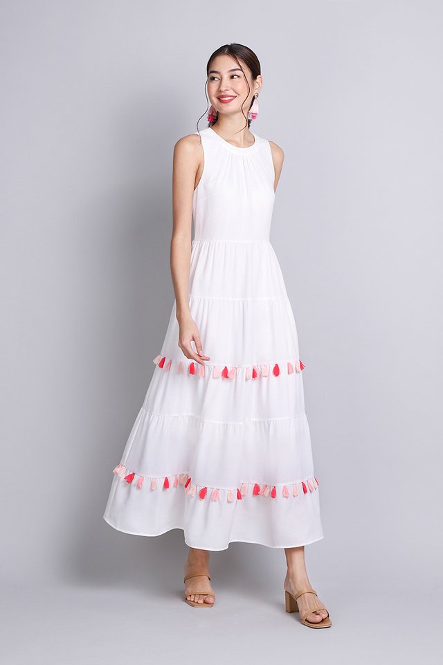 Bebe Dress In Classic White