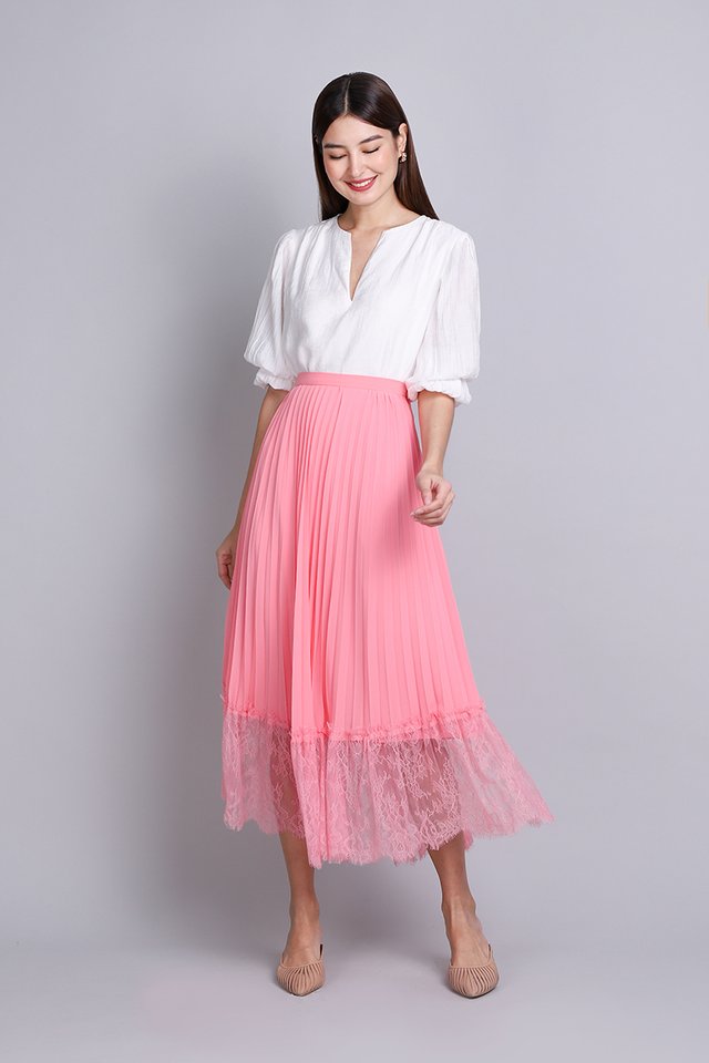 Anna Skirt In Barbie Pink